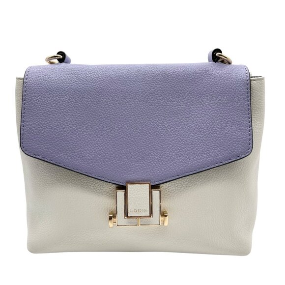 Lodis Periwinkle And White Envelope Crossbody Bag - Picture 1 of 10